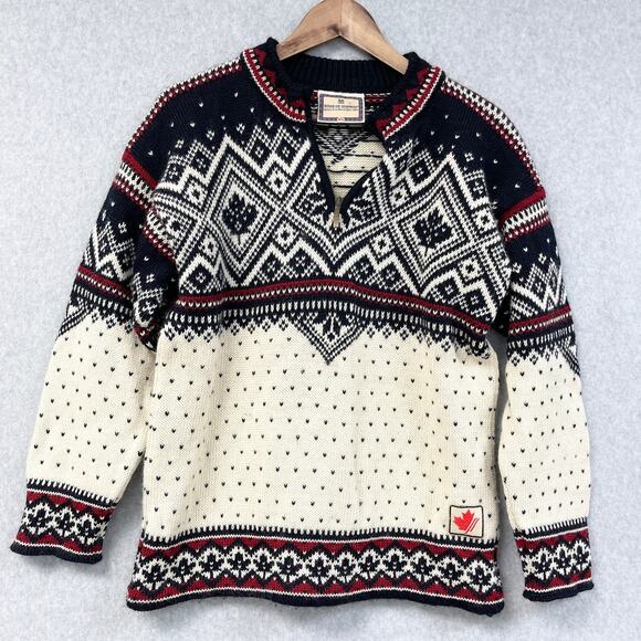 Dale of Norway Other - Dale Of Norway Fair Isle Birdseye Sweater Size XSmall Maple Leaf Outdoor FLAW